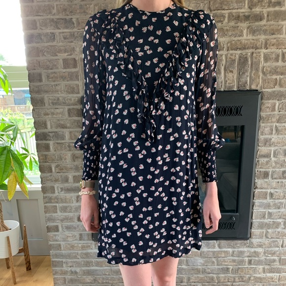 Ganni Floral mini dress